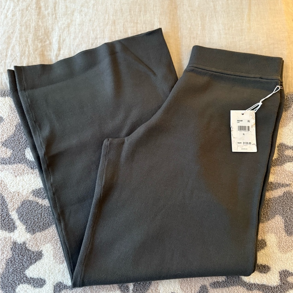 NWT Splendid x @cellajaneblog Olive Green Wide Leg Pants